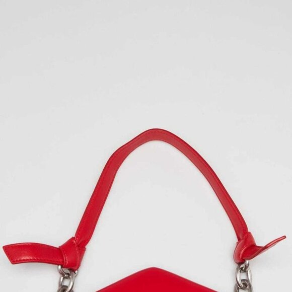 Bottega Veneta Red Leather The Tip Shoulder Bag - Picture 4 of 8